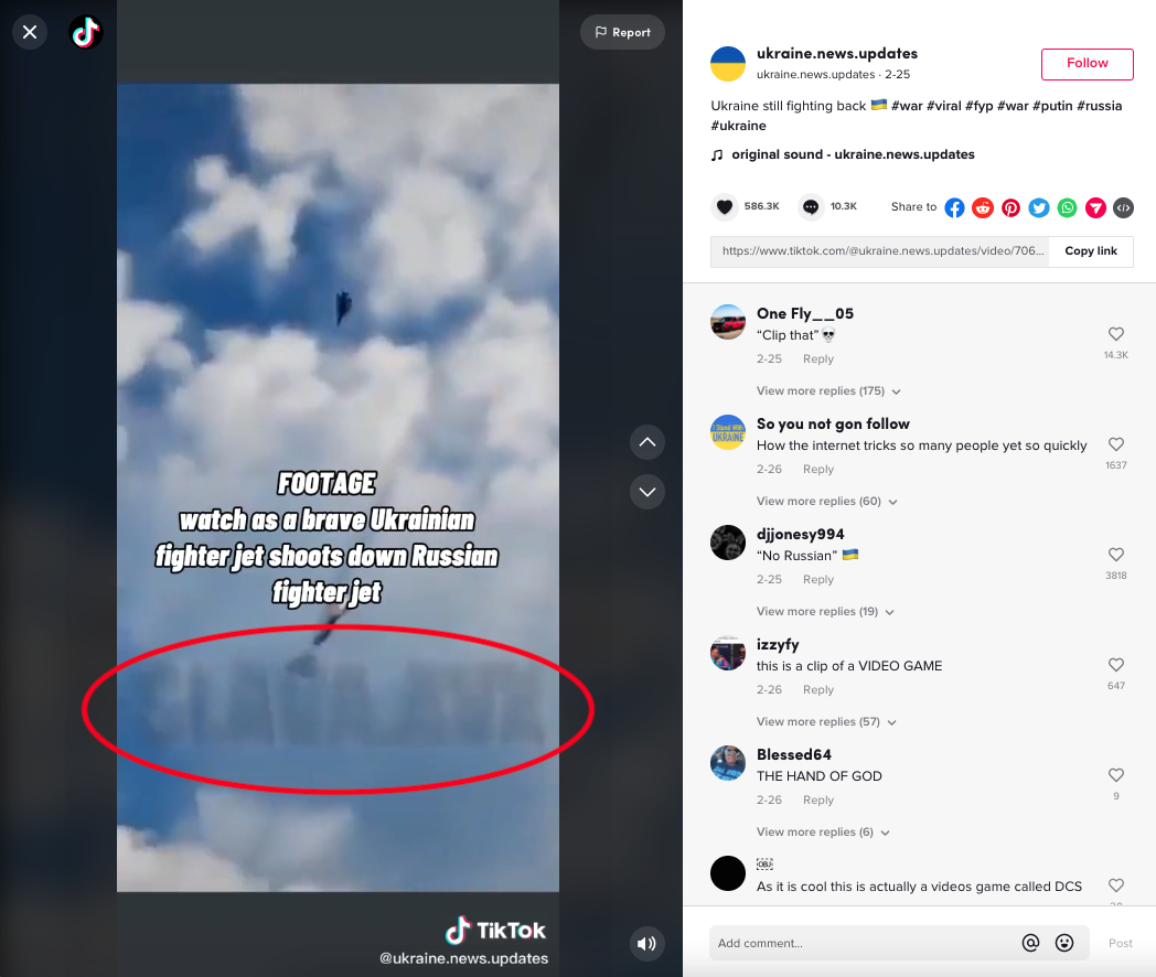 TikTok video that has been debunked by Snopes