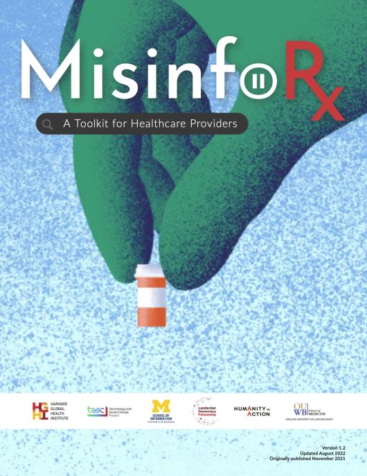 Report cover for MisinfoRx