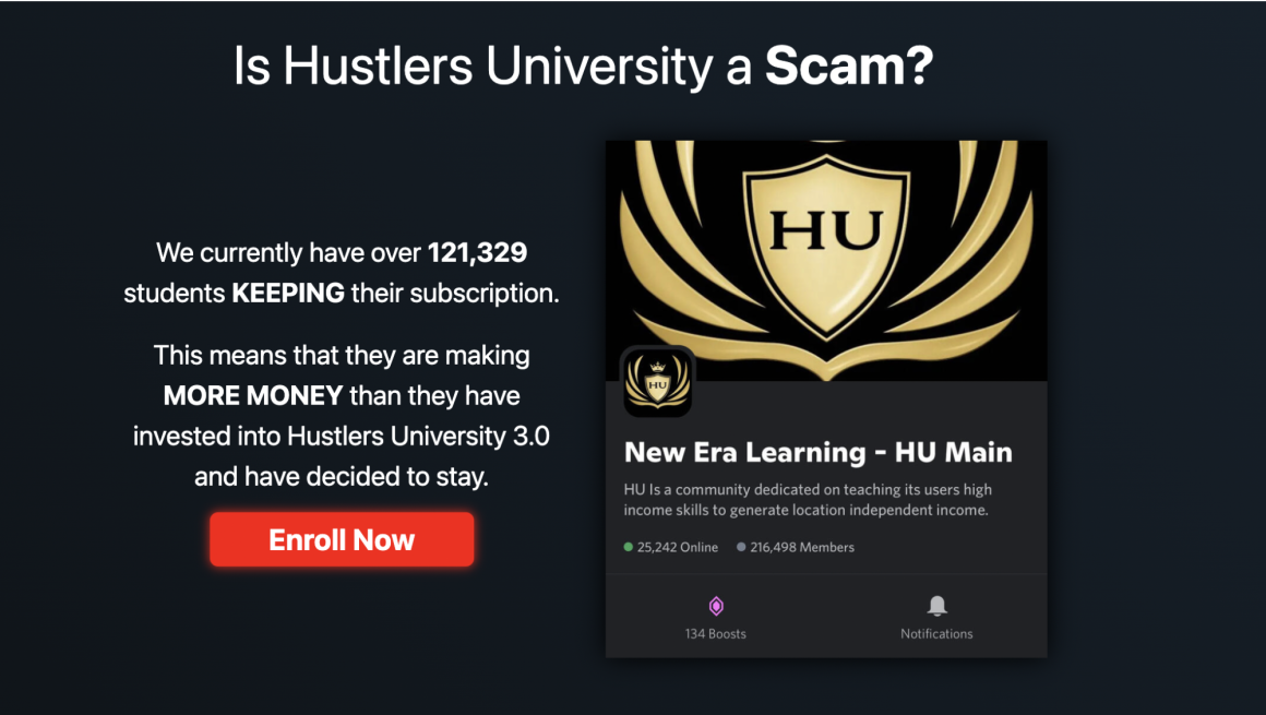 Hustler's University a Scam
